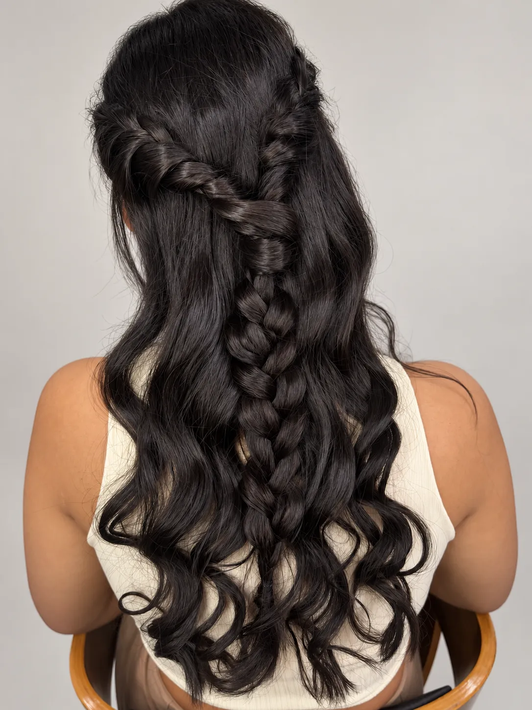 Peinado realizado por Sara