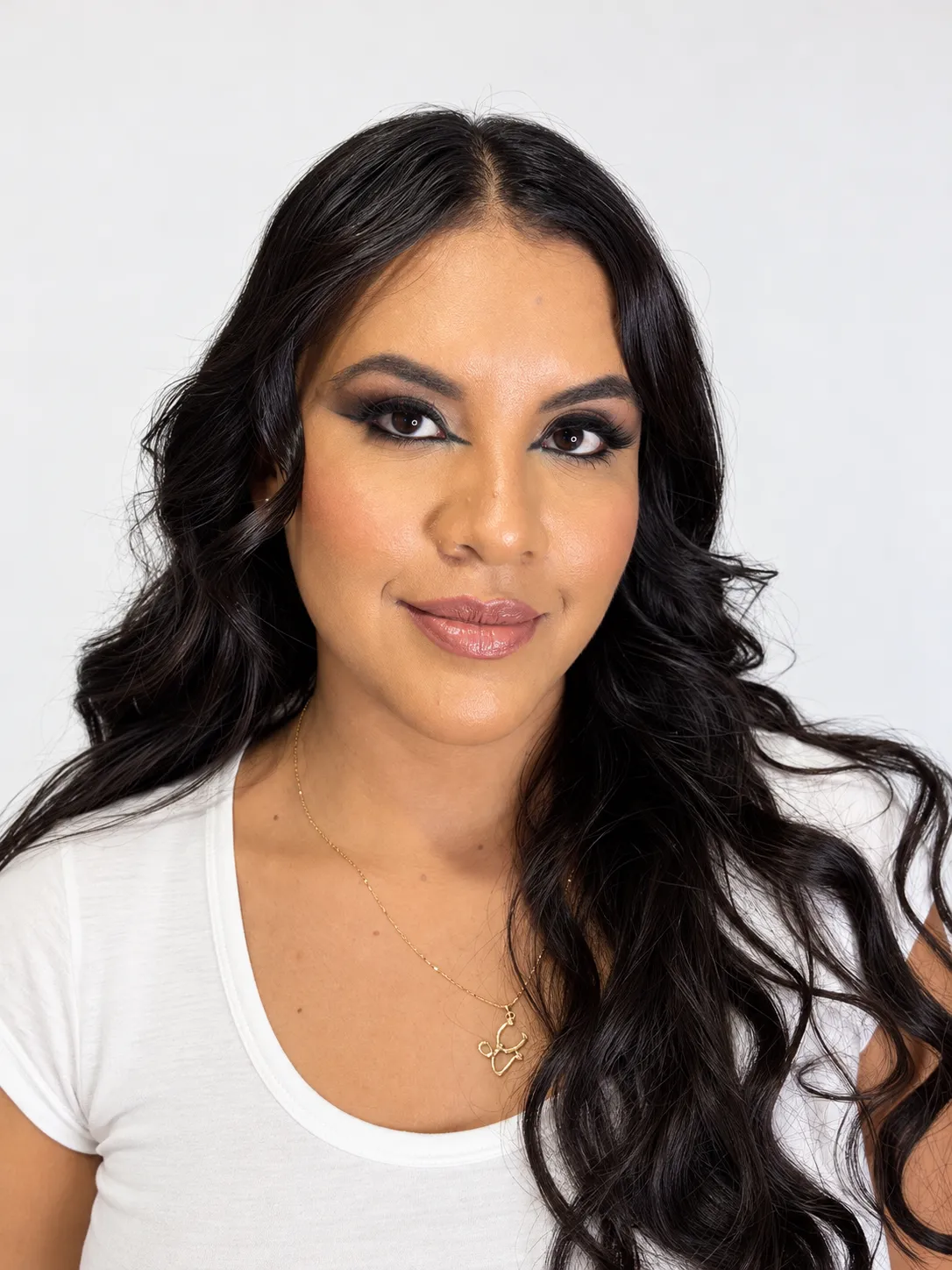Maquillaje glam realizado por Sara